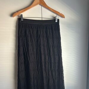 Bobeau Black Maxi Skirt